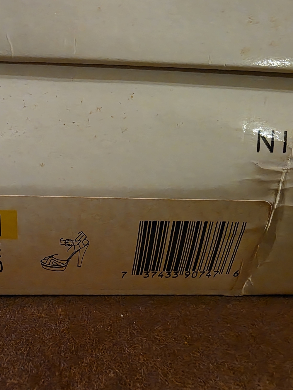 Nine West Brown Leather Platform Heels - Picture 4 of 4